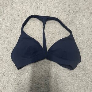 Athleta Navy Halter Bralette